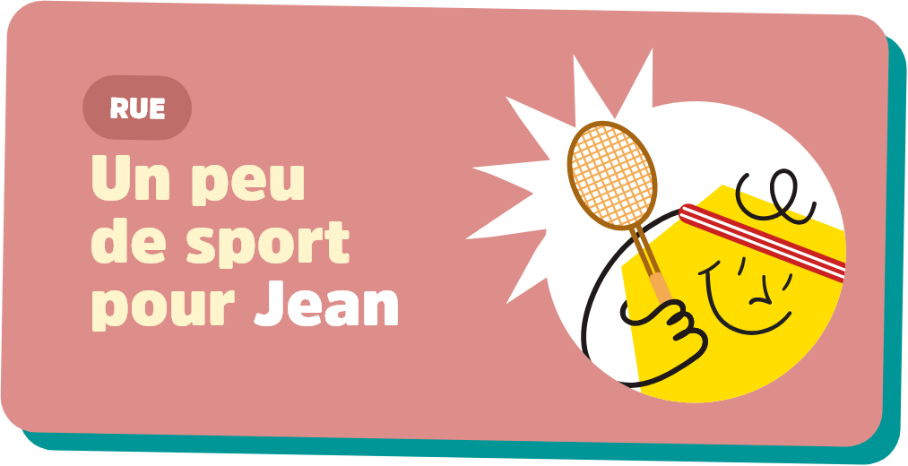 Un peu de sport pour Jean!